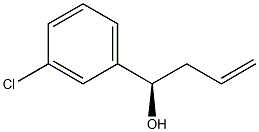 (R)-1-(3-CHLORO-PHENYL)-BUT-3-EN-1-OL 结构式