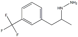 1-(1-(3-(trifluoromethyl)phenyl)propan-2-yl)hydrazine 结构式