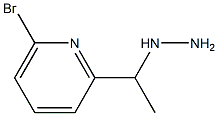 1-(1-(6-bromopyridin-2-yl)ethyl)hydrazine 结构式