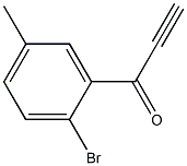1-(2-bromo-5-methylphenyl)prop-2-yn-1-one 结构式