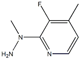 1-(3-fluoro-4-methylpyridin-2-yl)-1-methylhydrazine 结构式