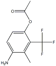 1-(4-Amino-3-methyl-2-trifluoromethyl-phenyl)-acetic acid 结构式