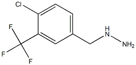 1-(4-chloro-3-(trifluoromethyl)benzyl)hydrazine 结构式
