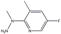 1-(5-fluoro-3-methylpyridin-2-yl)-1-methylhydrazine 结构式