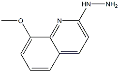 1-(8-methoxyquinolin-2-yl)hydrazine 结构式