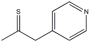 1-(pyridin-4-yl)propane-2-thione 结构式