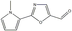 2-(1-methyl-1H-pyrrol-2-yl)oxazole-5-carbaldehyde 结构式