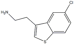 2-(5-chlorobenzo[b]thiophen-3-yl)ethanamine 结构式