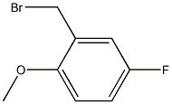 2-(bromomethyl)-4-fluoro-1-methoxybenzene 结构式