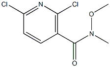 2,6-dichloro-N-methoxy-N-methylnicotinamide 结构式
