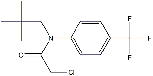 2-chloro-N-(4-(trifluoromethyl)phenyl)-N-neopentylacetamide 结构式