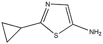2-cyclopropylthiazol-5-amine 结构式