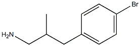 3-(4-Bromo-phenyl)-2-methyl-propylamine 结构式