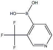 3-(Trifluoromethyl)pyridine-4-boronic acid 结构式