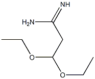 3,3-diethoxypropanamidine 结构式