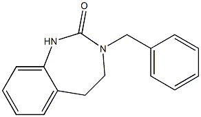 3-benzyl-4,5-dihydro-1H-benzo[d][1,3]diazepin-2(3H)-one 结构式