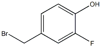 4-(bromomethyl)-2-fluorophenol 结构式