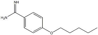 4-(pentyloxy)benzamidine 结构式