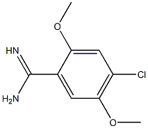 4-chloro-2,5-dimethoxybenzamidine 结构式