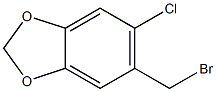 5-(bromomethyl)-6-chlorobenzo[d][1,3]dioxole 结构式