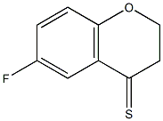 6-fluorochroman-4-thione 结构式