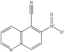 6-nitroquinoline-5-carbonitrile 结构式