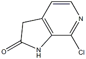 7-chloro-1H-pyrrolo[2,3-c]pyridin-2(3H)-one 结构式