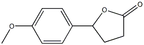 dihydro-5-(4-methoxyphenyl)furan-2(3H)-one 结构式