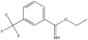 ethyl 3-(trifluoromethyl)benzoimidate 结构式