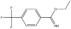 ethyl 4-(trifluoromethyl)benzoimidate 结构式