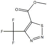 methyl 4-(trifluoromethyl)-1,2,3-thiadiazole-5-carboxylate 结构式