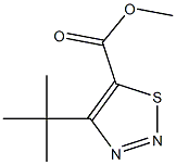 methyl 4-tert-butyl-1,2,3-thiadiazole-5-carboxylate 结构式