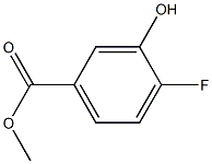 4-氟-3-羟基-苯甲酸甲酯 结构式