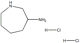 3-氨基氮杂环庚烷二盐酸盐 结构式