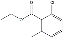 Ethyl 2-chloro-6-methylbenzoate 结构式