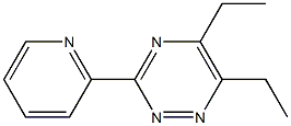 5,6-Diethyl-3-(2-pyridyl)-1,2,4-triazine 结构式