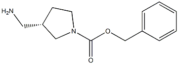 (S)-1-Cbz-3-aminomethylpyrrolidine 结构式