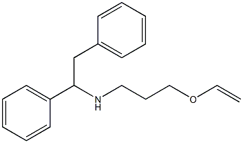 (1,2-diphenylethyl)[3-(ethenyloxy)propyl]amine 结构式