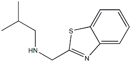 (1,3-benzothiazol-2-ylmethyl)(2-methylpropyl)amine 结构式