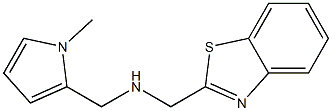 (1,3-benzothiazol-2-ylmethyl)[(1-methyl-1H-pyrrol-2-yl)methyl]amine 结构式