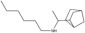 (1-{bicyclo[2.2.1]heptan-2-yl}ethyl)(hexyl)amine 结构式