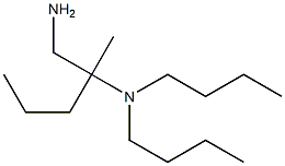 (1-amino-2-methylpentan-2-yl)dibutylamine 结构式