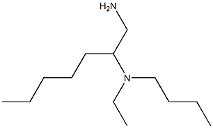 (1-aminoheptan-2-yl)(butyl)ethylamine 结构式