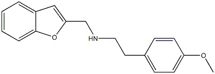 (1-benzofuran-2-ylmethyl)[2-(4-methoxyphenyl)ethyl]amine 结构式