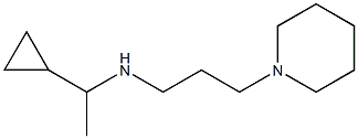 (1-cyclopropylethyl)[3-(piperidin-1-yl)propyl]amine 结构式