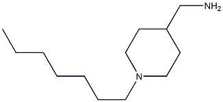 (1-heptylpiperidin-4-yl)methanamine 结构式
