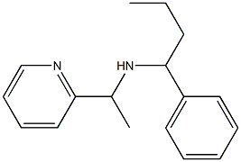 (1-phenylbutyl)[1-(pyridin-2-yl)ethyl]amine 结构式