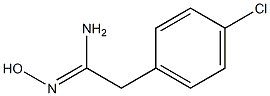 (1Z)-2-(4-chlorophenyl)-N'-hydroxyethanimidamide 结构式