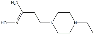 (1Z)-3-(4-ethylpiperazin-1-yl)-N'-hydroxypropanimidamide 结构式