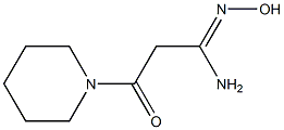 (1Z)-N'-hydroxy-3-oxo-3-piperidin-1-ylpropanimidamide 结构式